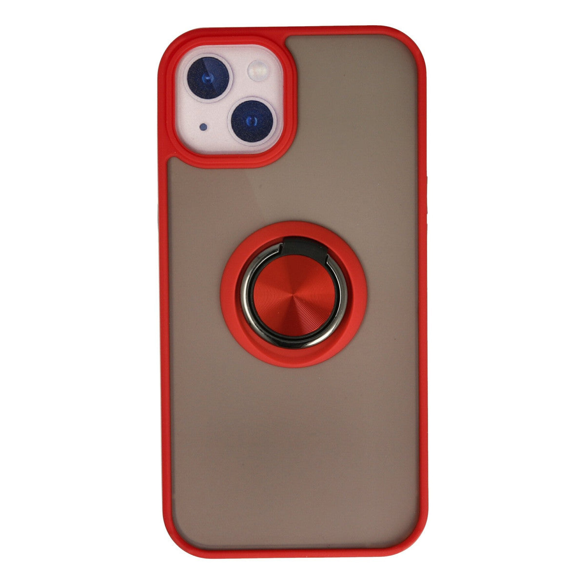 Newface iPhone 15 Kılıf Montreal Yüzüklü Silikon Kapak