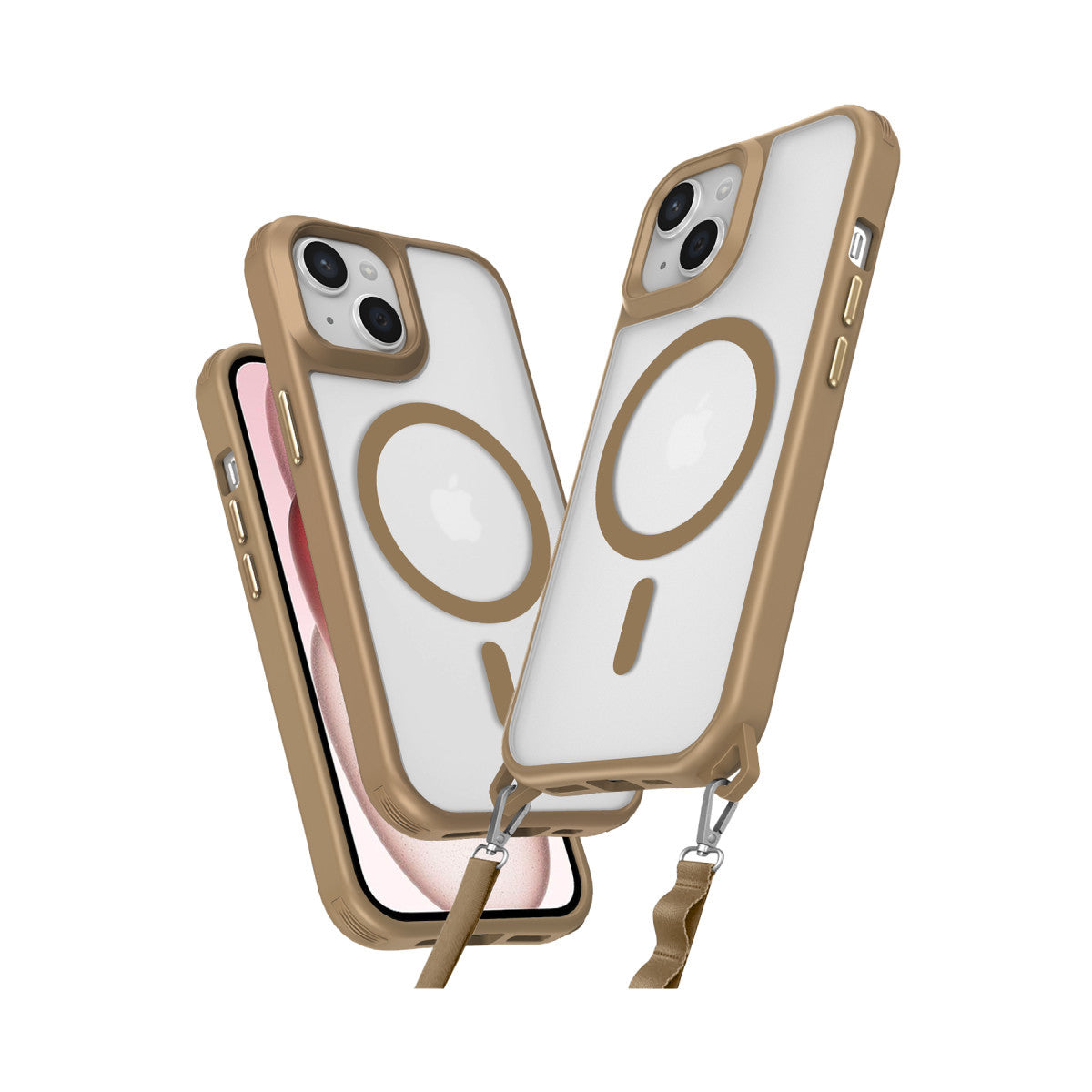 Newface iPhone 15 Plus Kılıf Enka Magsafe Silikon Kılıf