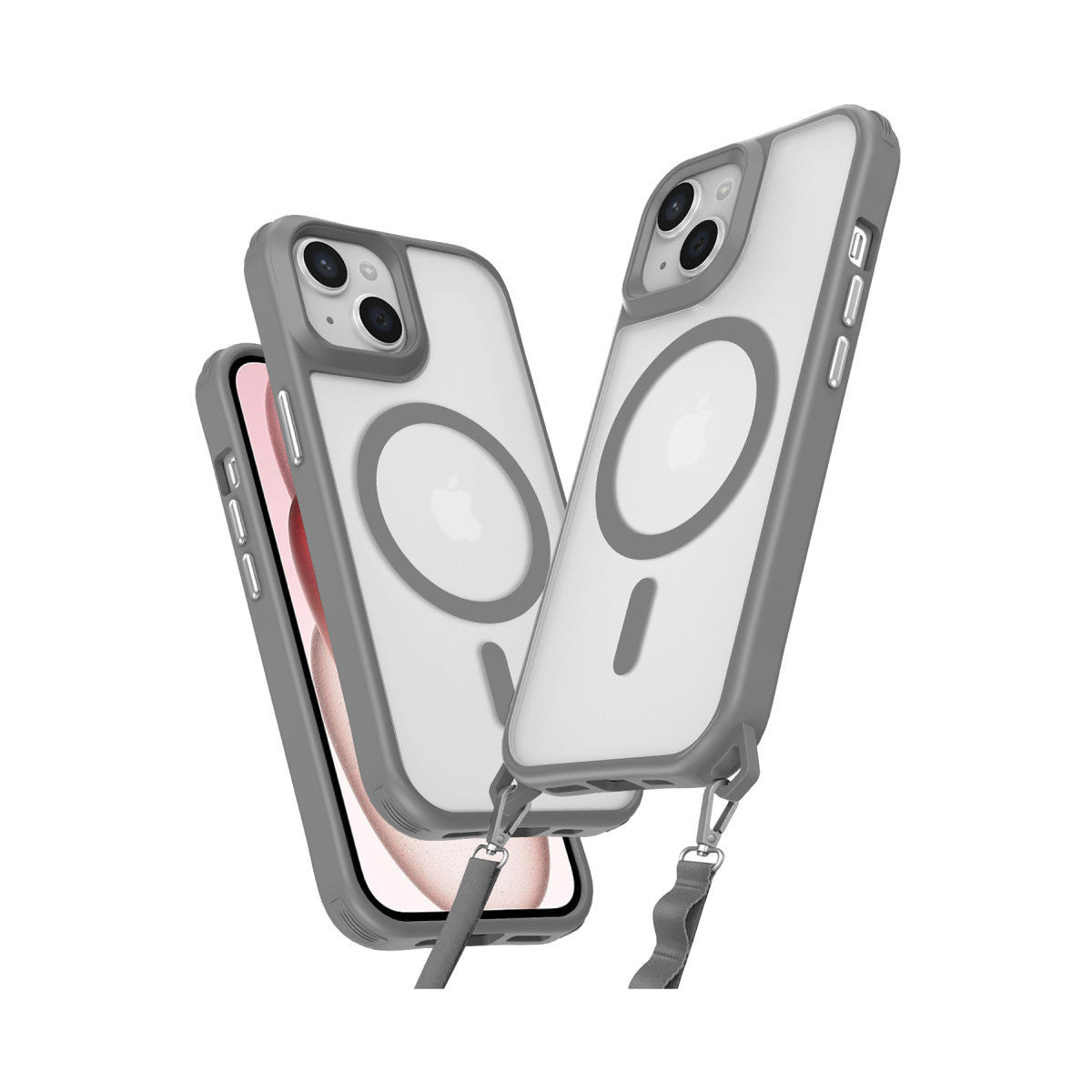 Newface iPhone 15 Plus Kılıf Enka Magsafe Silikon Kılıf