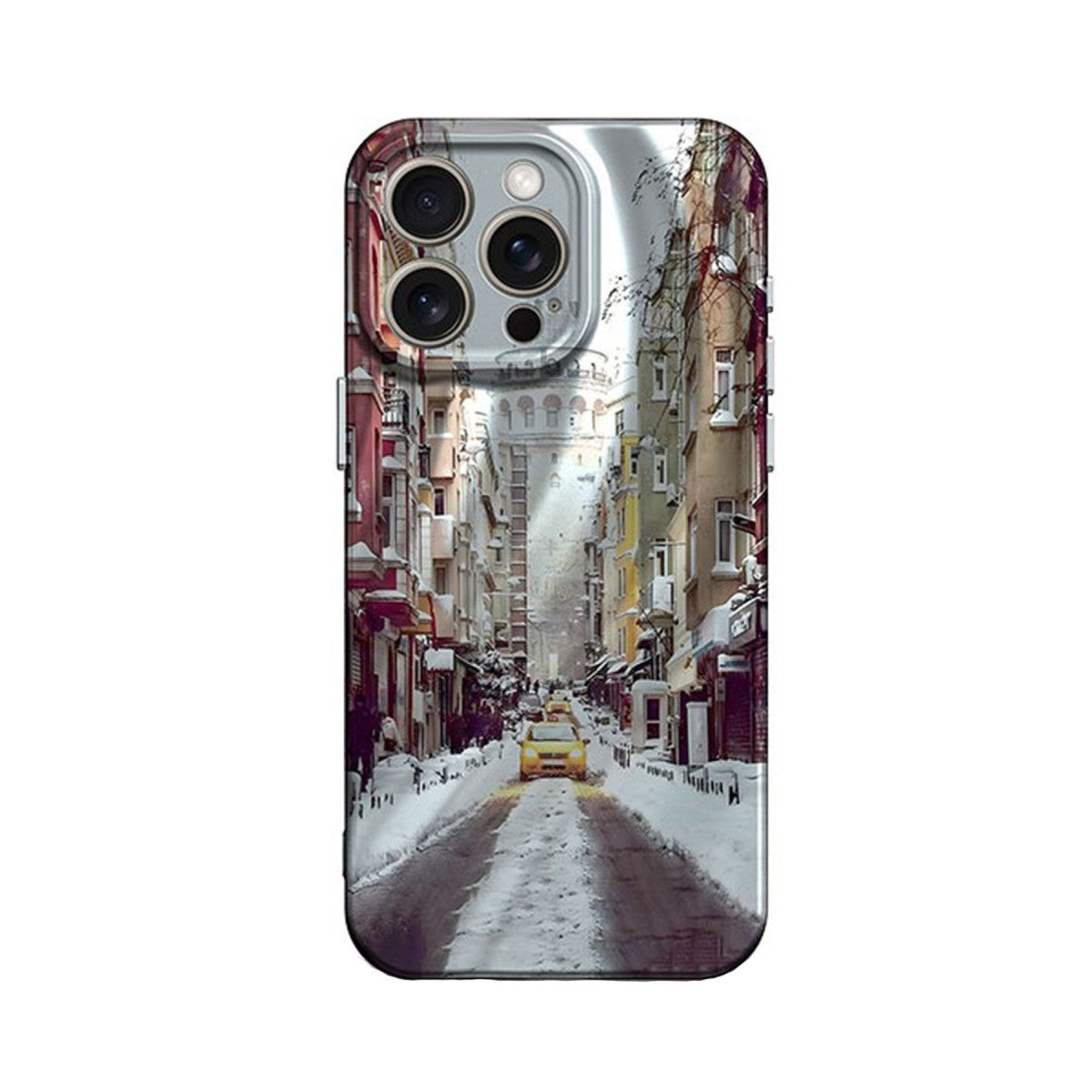 Newface iPhone 15 Pro Kılıf Crew Desenli Kapak