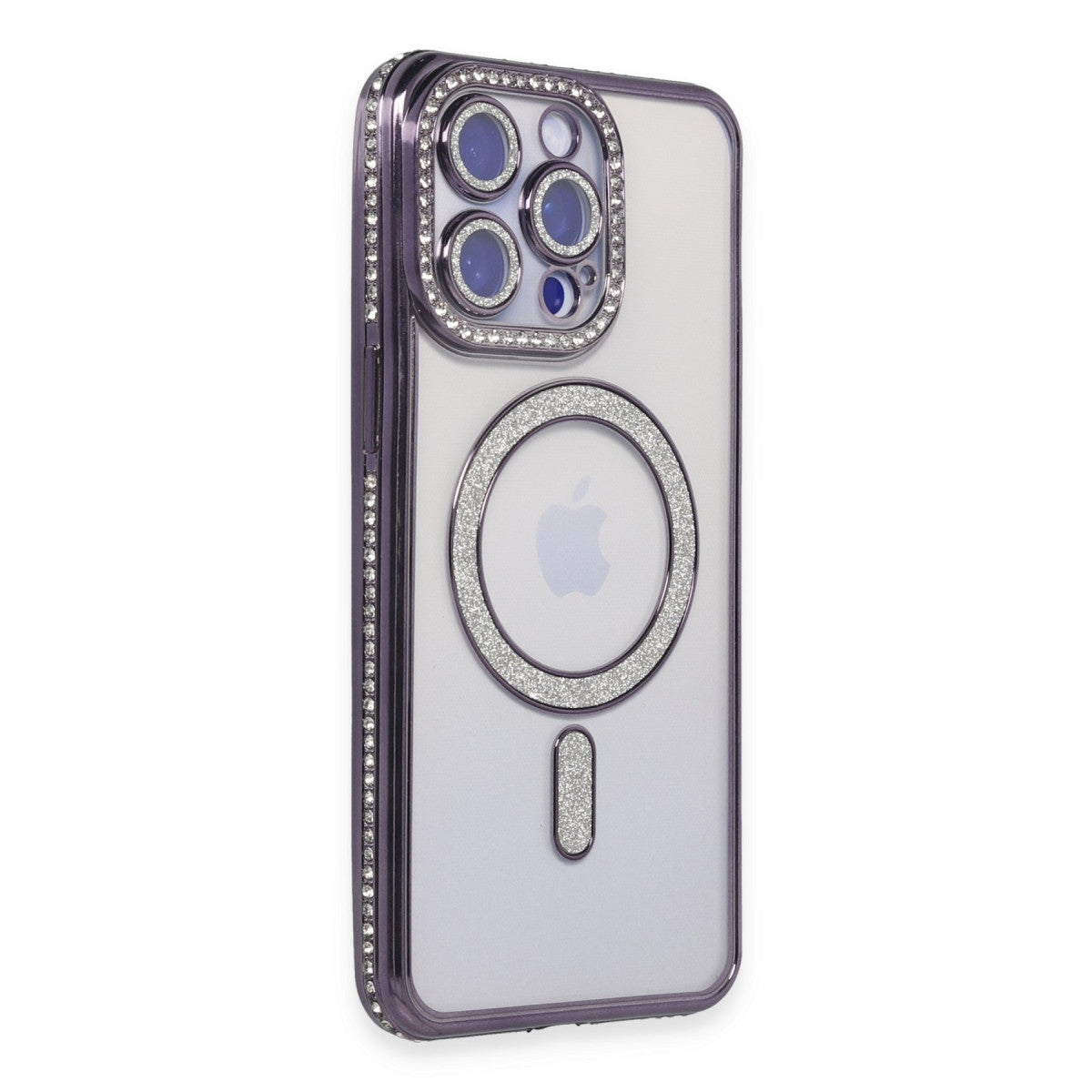 Newface iPhone 15 Pro Kılıf Joke Simli Magneticsafe Kılıf