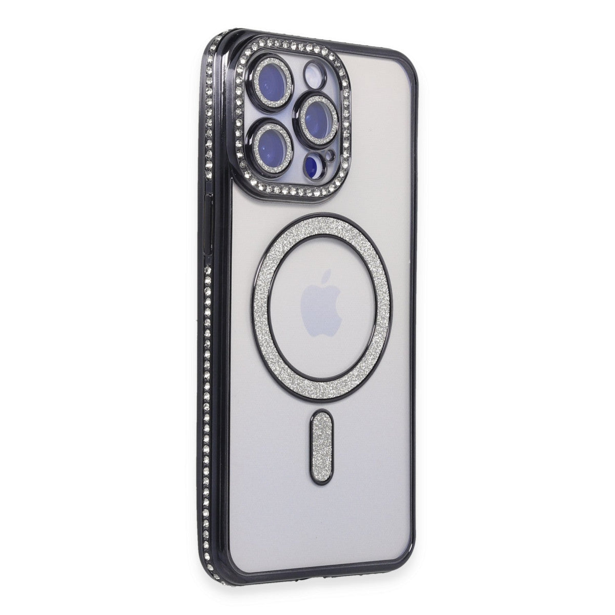 Newface iPhone 15 Pro Kılıf Joke Simli Magneticsafe Kılıf