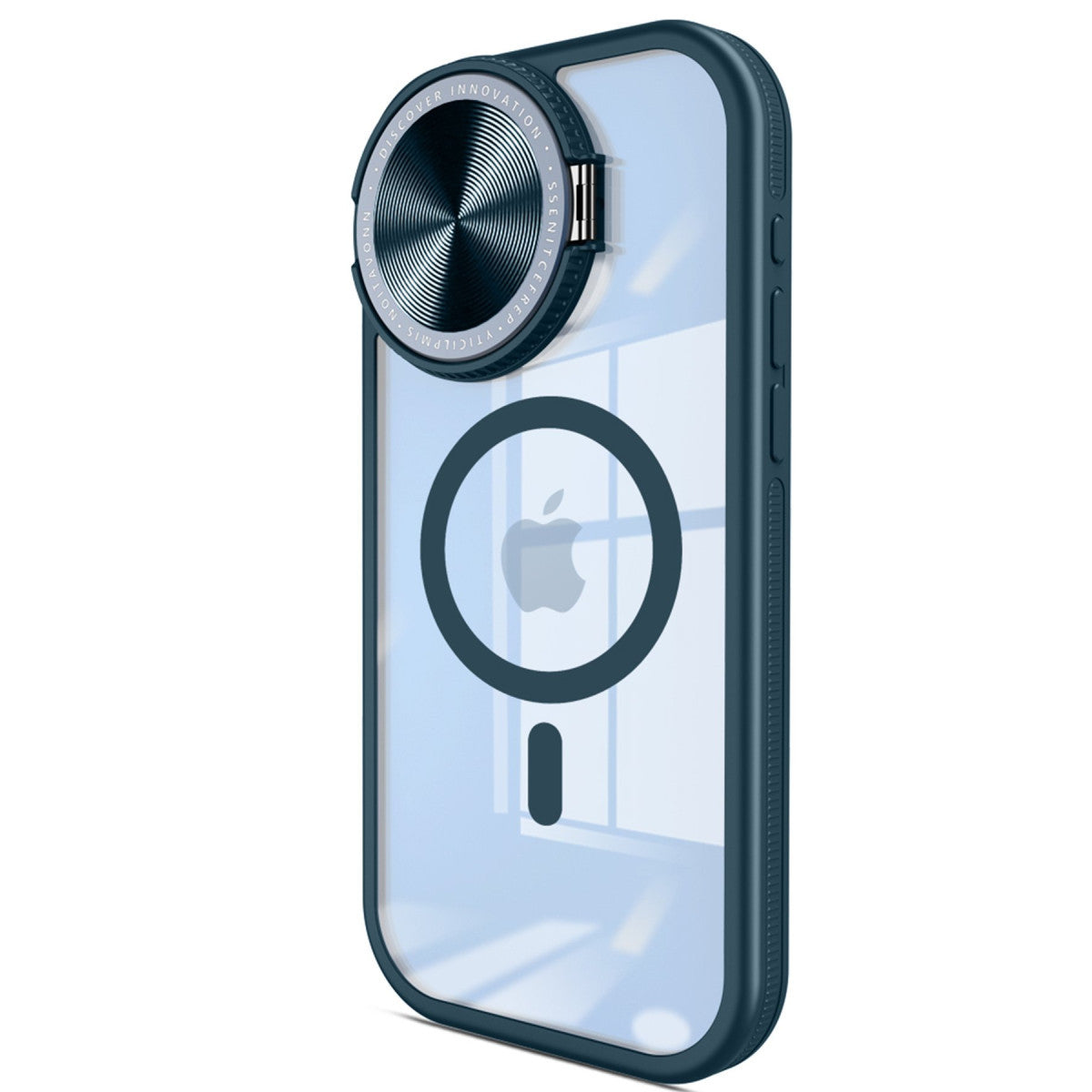 Newface iPhone 15 Pro Kılıf Teleskop Lens Magsafe Silikon Kapak