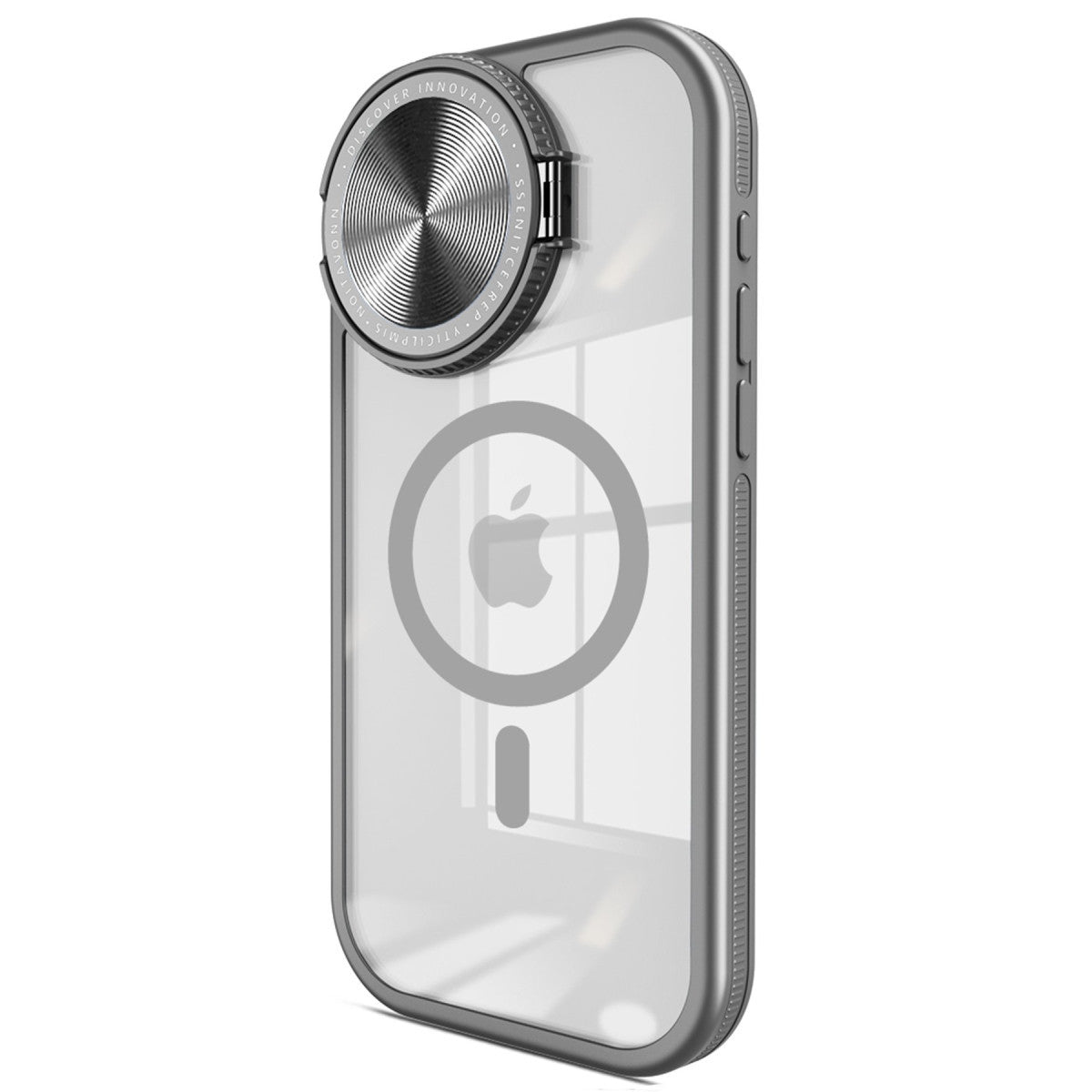 Newface iPhone 15 Pro Max Kılıf Teleskop Lens Magsafe Silikon Kapak