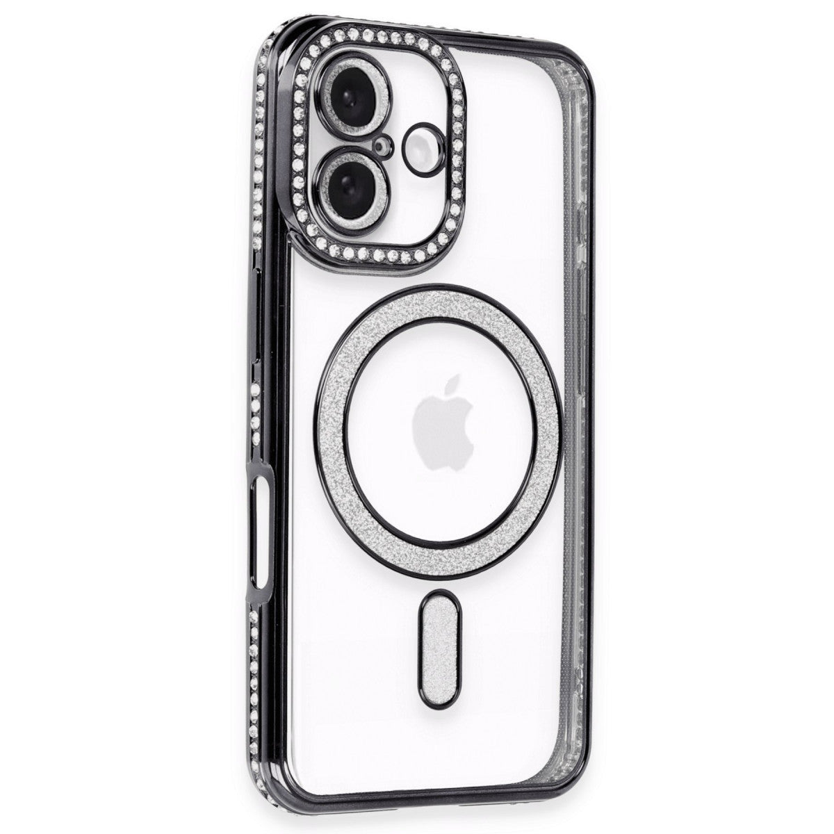 Newface iPhone 16 Kılıf Joke Simli Magneticsafe Kılıf