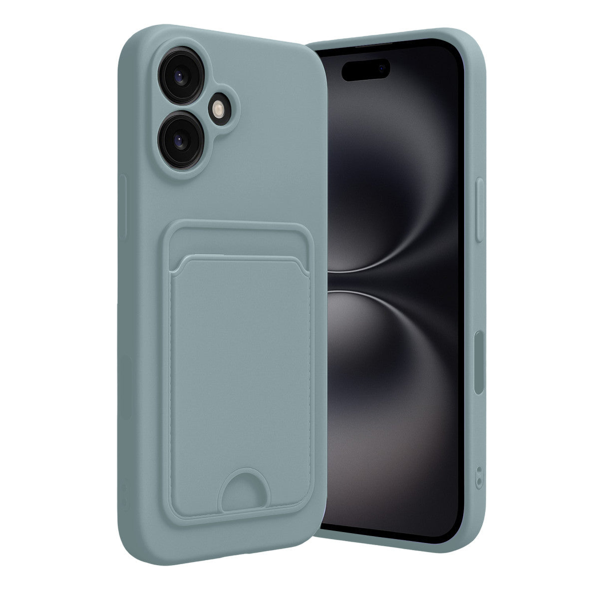 Newface iPhone 16 Kılıf Kelvin Kartvizitli Silikon