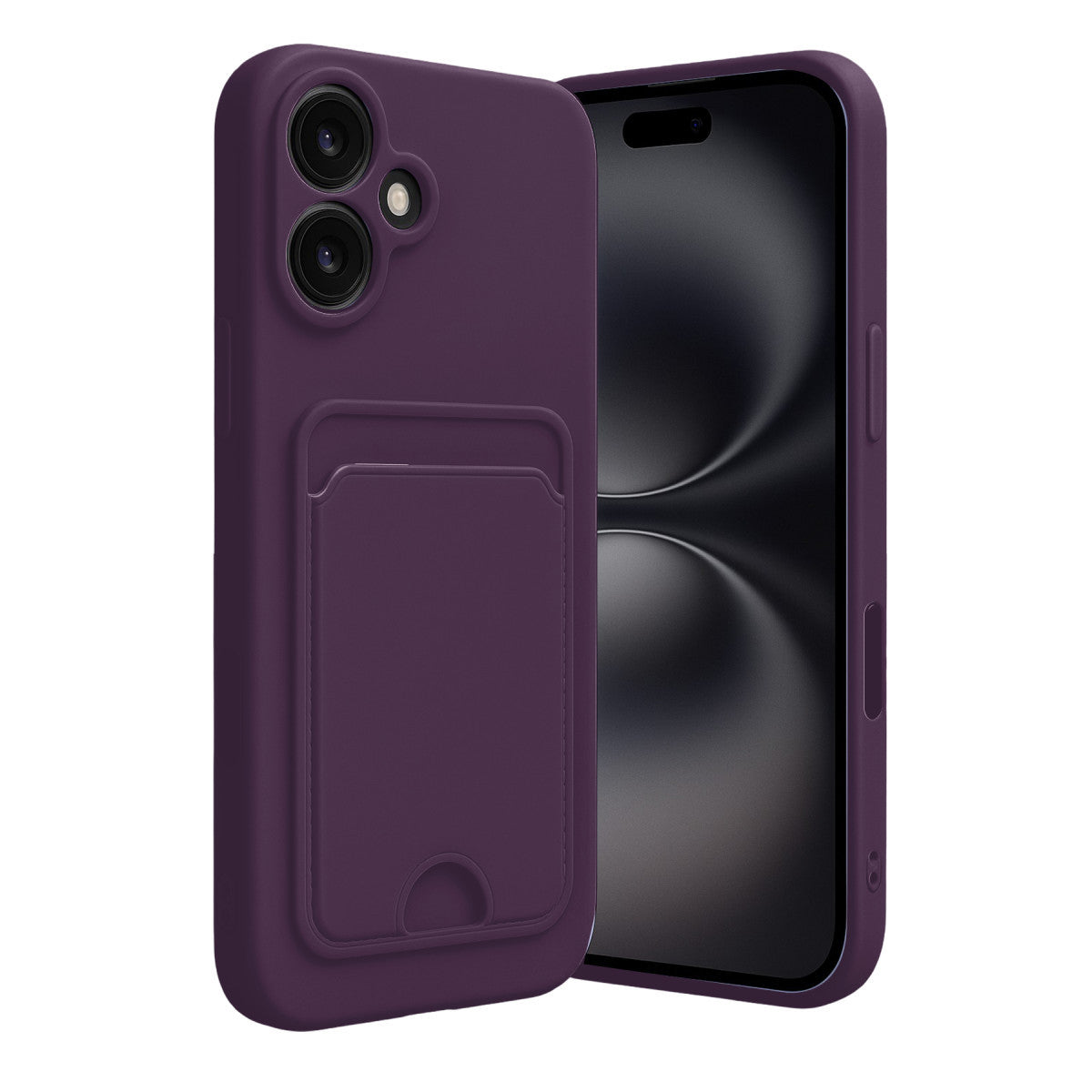Newface iPhone 16 Kılıf Kelvin Kartvizitli Silikon