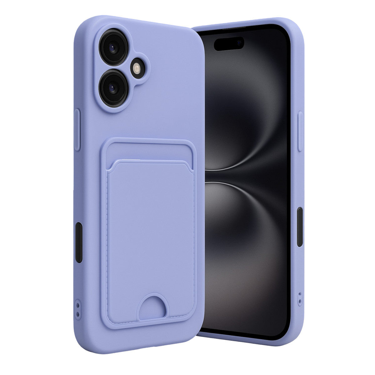 Newface iPhone 16 Kılıf Kelvin Kartvizitli Silikon