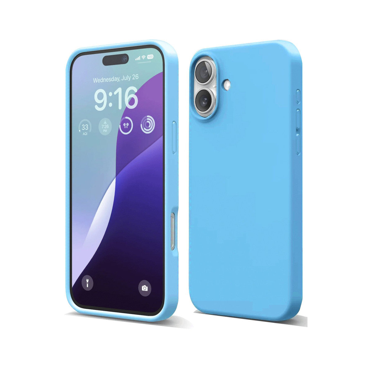 Newface iPhone 16 Plus Kılıf Nano içi Kadife Silikon