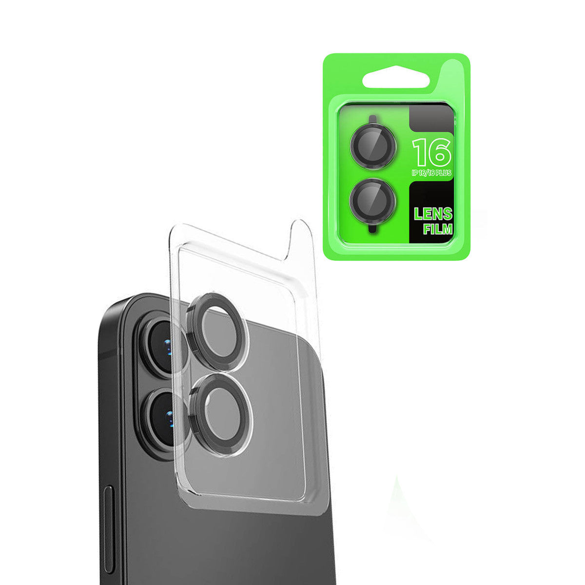 Newface iPhone 16 Plus Raze Metal Kamera Lens