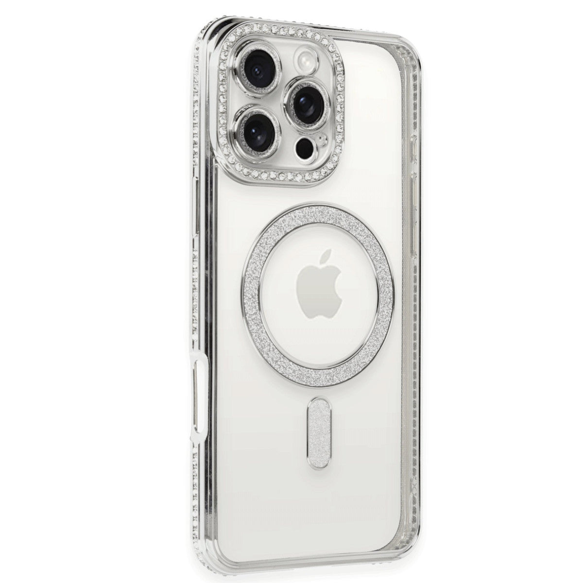 Newface iPhone 16 Pro Kılıf Joke Simli Magneticsafe Kılıf