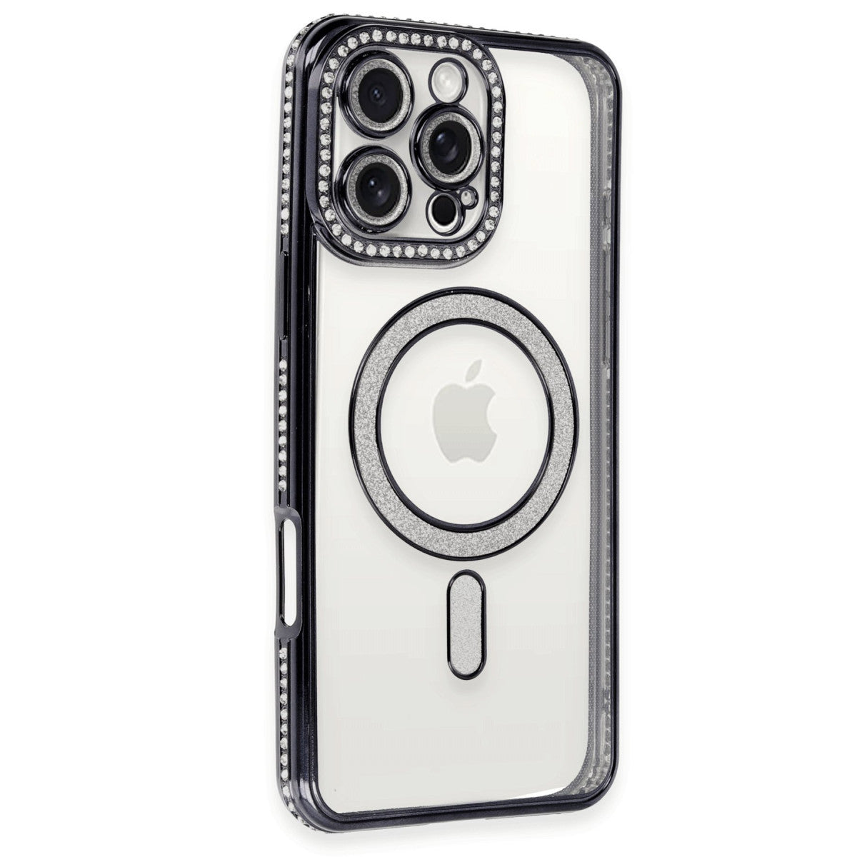 Newface iPhone 16 Pro Kılıf Joke Simli Magneticsafe Kılıf