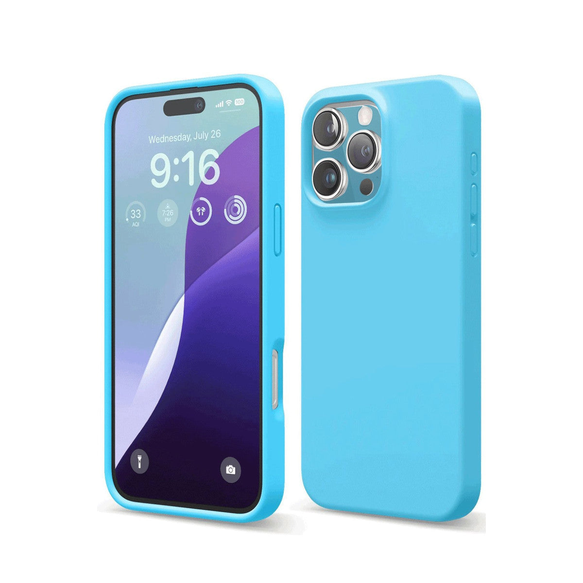 Newface iPhone 16 Pro Max Kılıf Nano içi Kadife Silikon