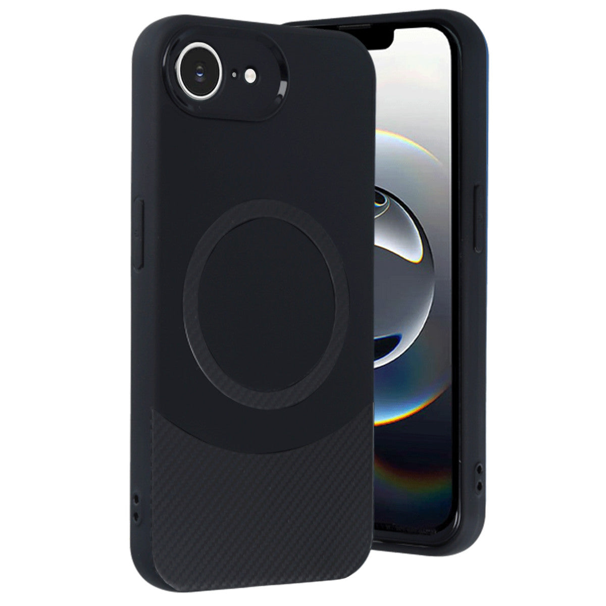 Newface iPhone 16E Kılıf Maya Karbon Kapak