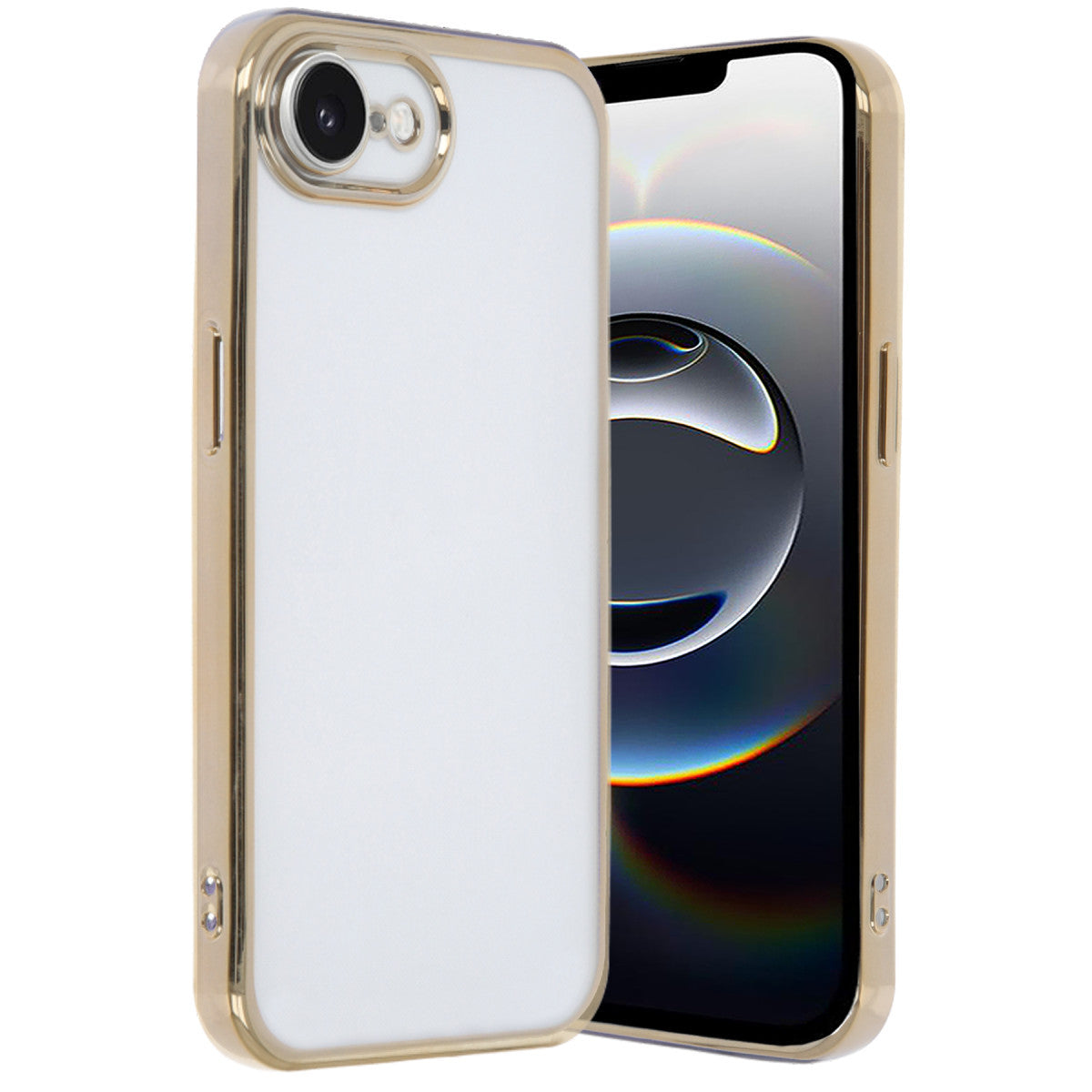 Newface iPhone 16E Kılıf Razer Lensli Silikon