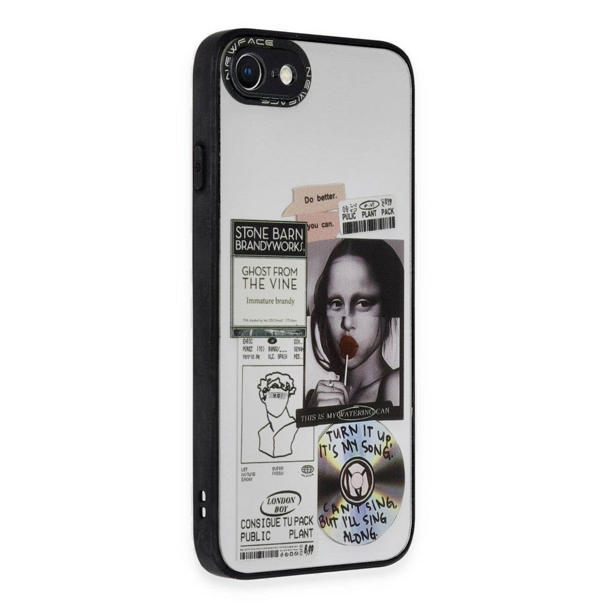 Newface iPhone 7 Kılıf Mirror Desenli Kapak - Mirror