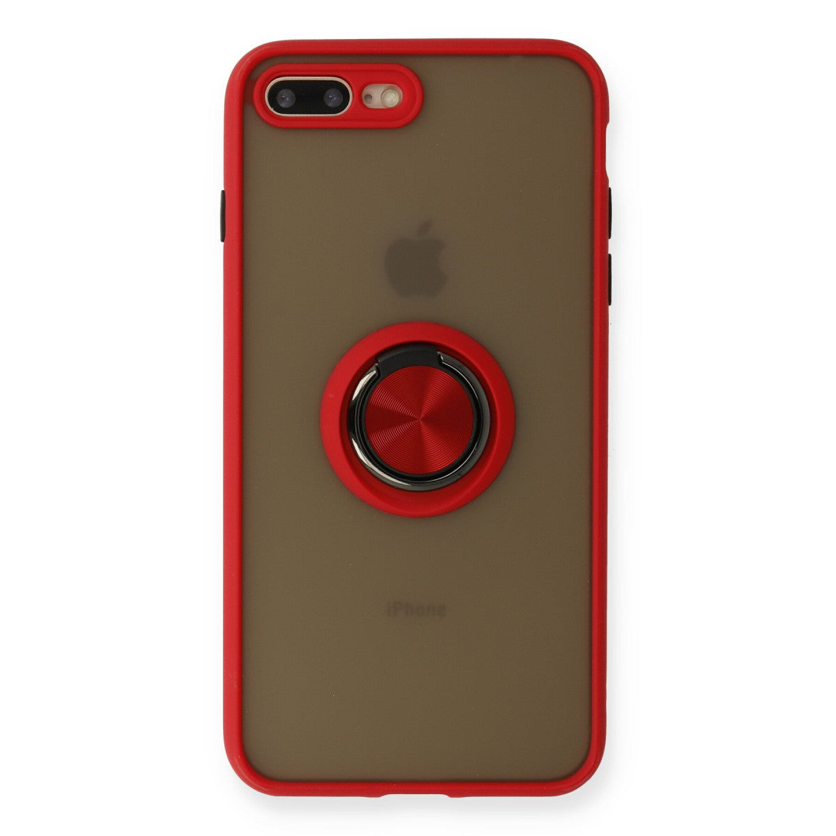 Newface iPhone 7 Plus Kılıf Montreal Yüzüklü Silikon Kapak