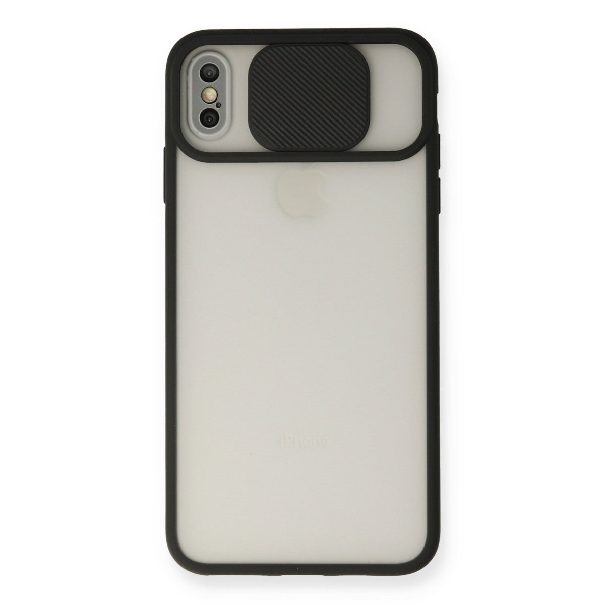 Newface iPhone X Kılıf Palm Buzlu Kamera Sürgülü Silikon