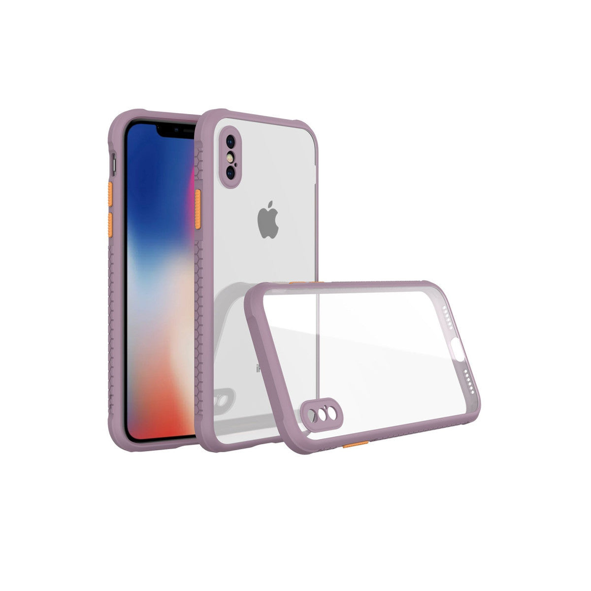 Newface iPhone XS Max Kılıf Miami Şeffaf Silikon