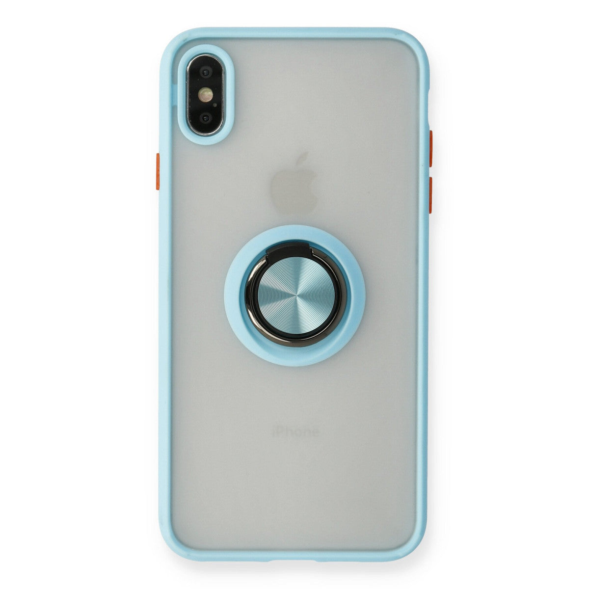 Newface iPhone XS Max Kılıf Montreal Yüzüklü Silikon Kapak