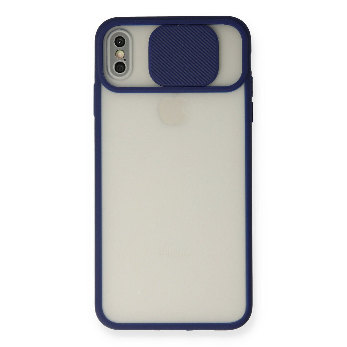 Newface iPhone XS Max Kılıf Palm Buzlu Kamera Sürgülü Silikon