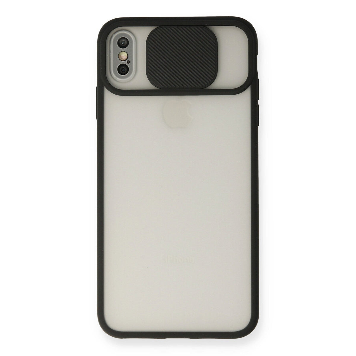 Newface iPhone XS Max Kılıf Palm Buzlu Kamera Sürgülü Silikon