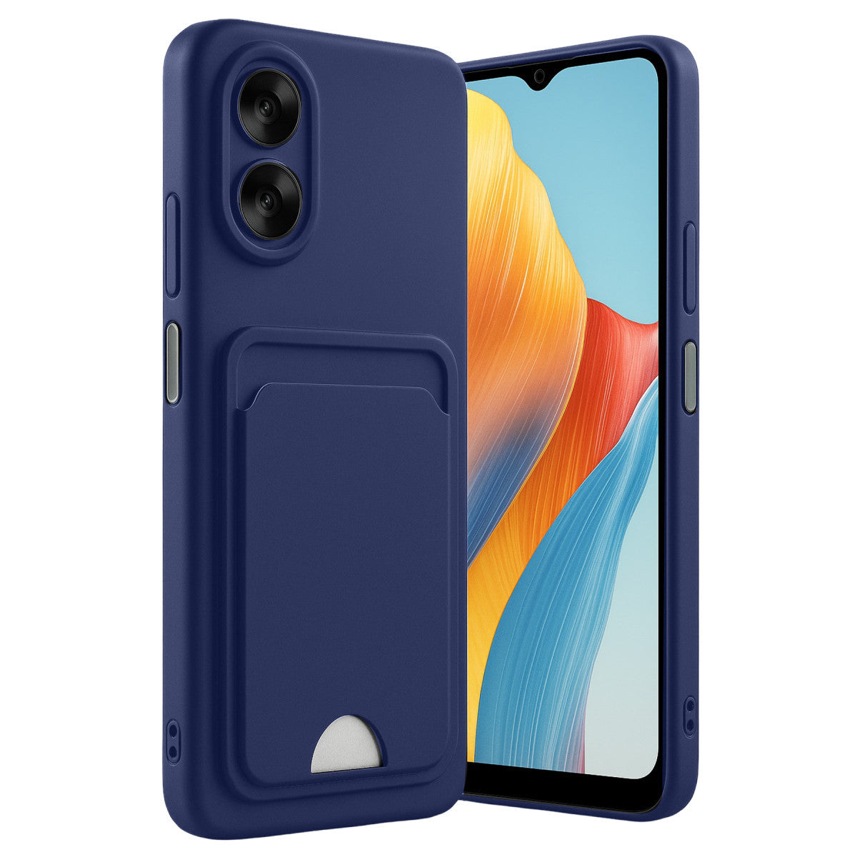 Newface Oppo A38 Kılıf Kelvin Kartvizitli Silikon
