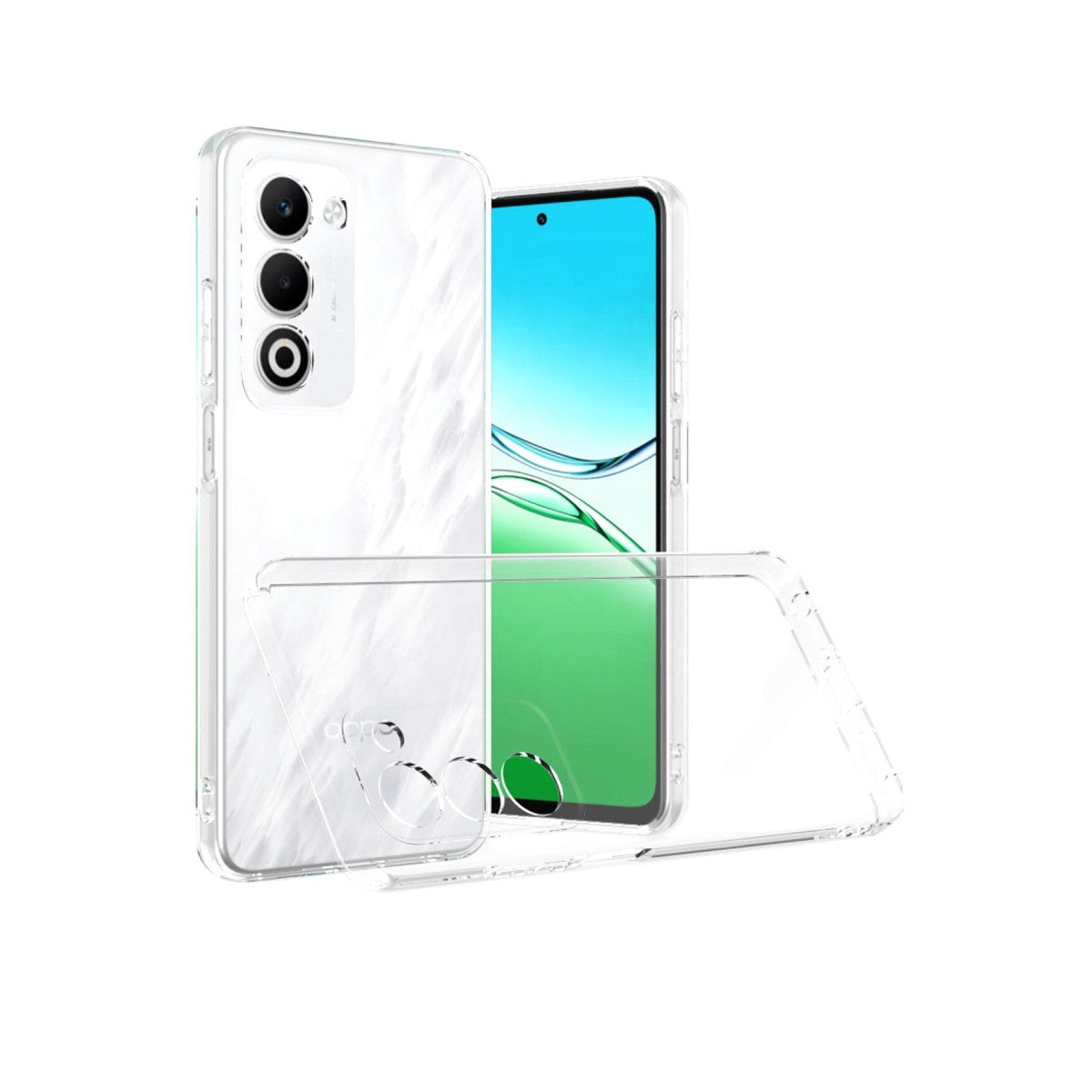 Newface Oppo A5 4G Lüx Şeffaf Silikon