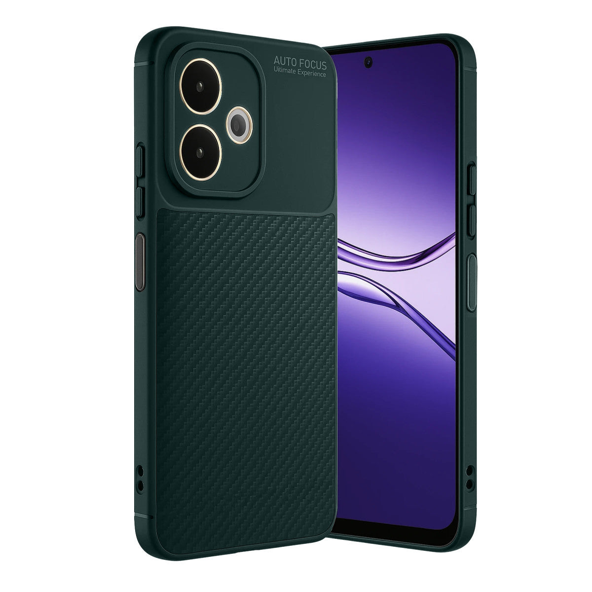 Newface Oppo A5 Pro 4G Kılıf Auto Focus Karbon Kapak