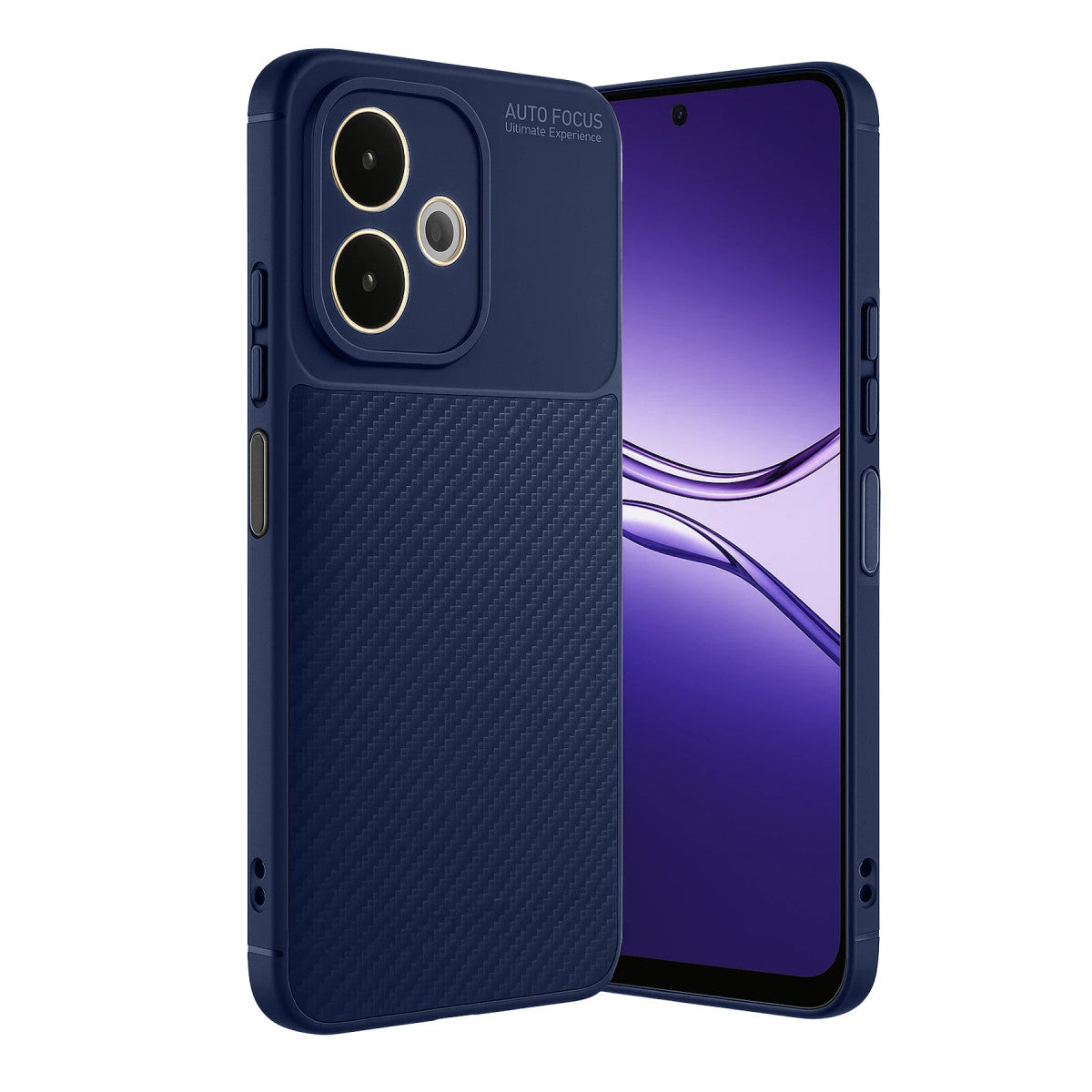 Newface Oppo A5 Pro 4G Kılıf Auto Focus Karbon Kapak