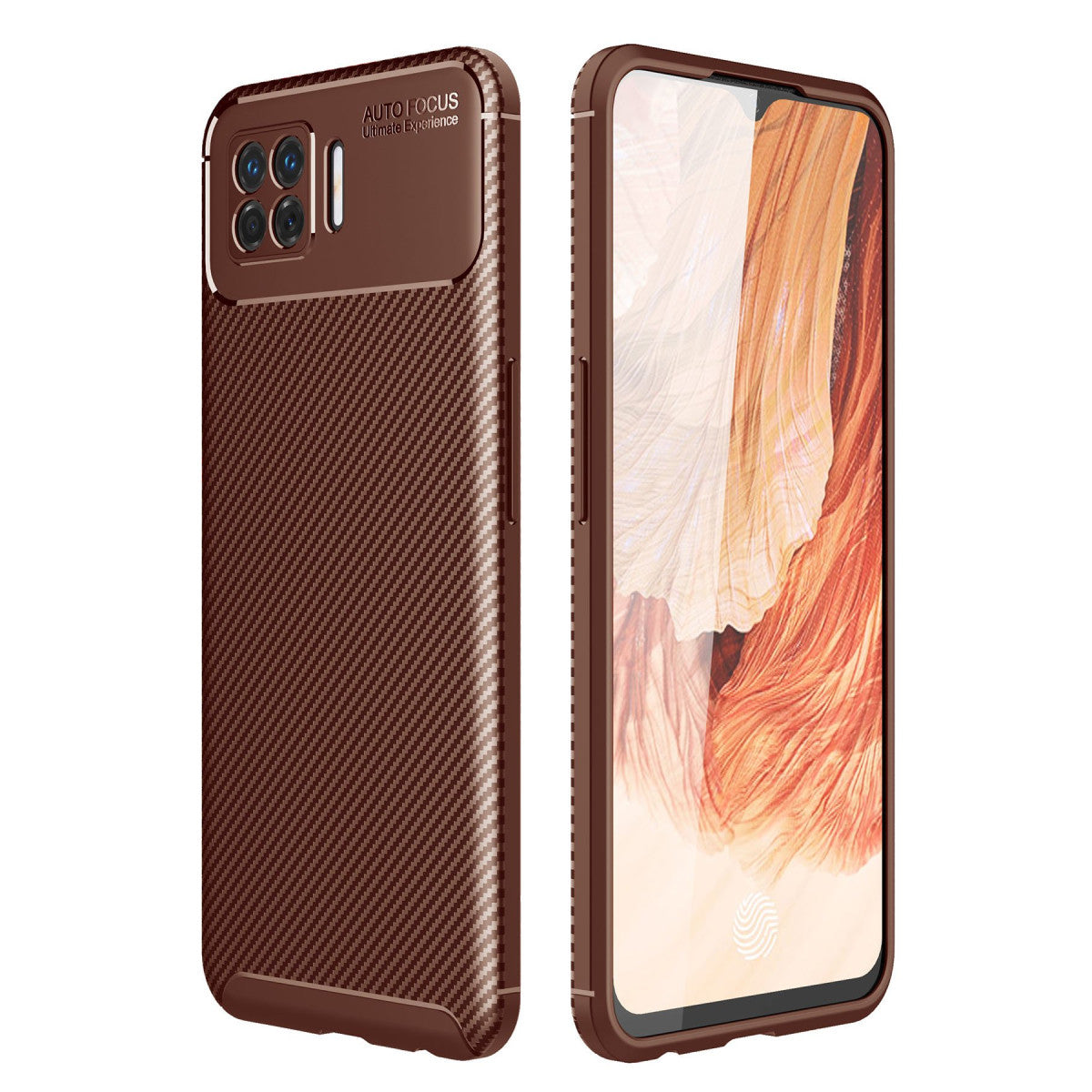 Newface Oppo A73 Kılıf Auto Focus Karbon Kapak