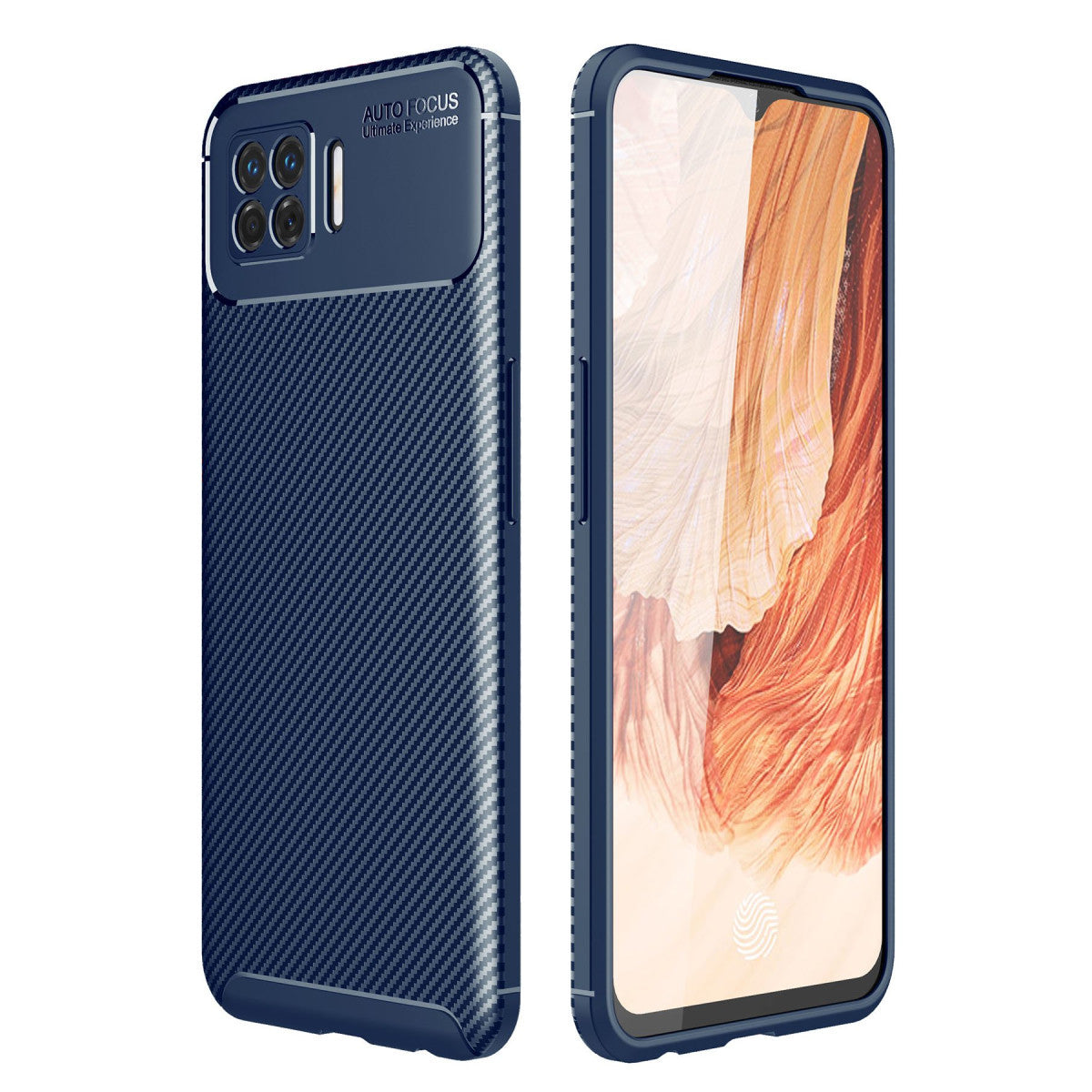 Newface Oppo A73 Kılıf Auto Focus Karbon Kapak