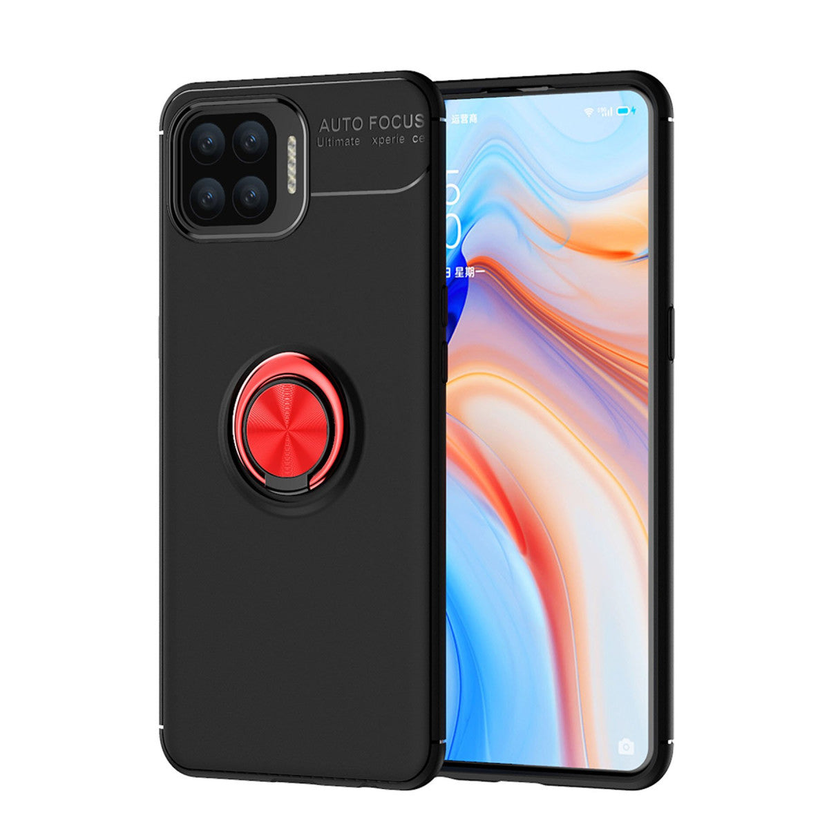 Newface Oppo A73 Kılıf Range Yüzüklü Silikon