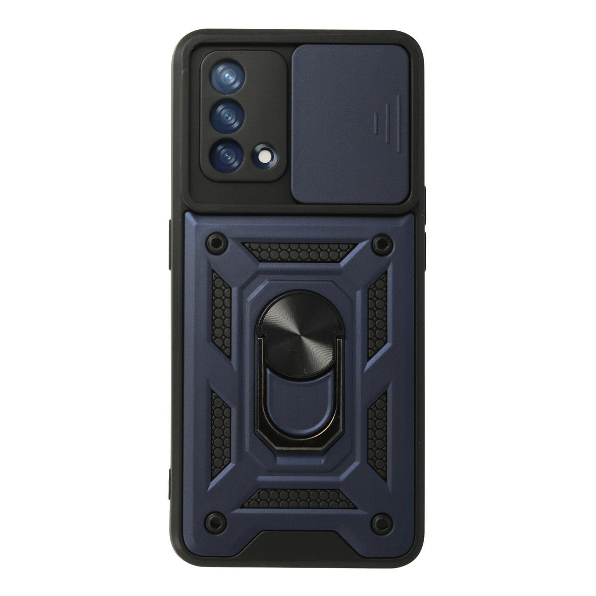 Newface Oppo A74 4G Kılıf Pars Lens Yüzüklü Silikon