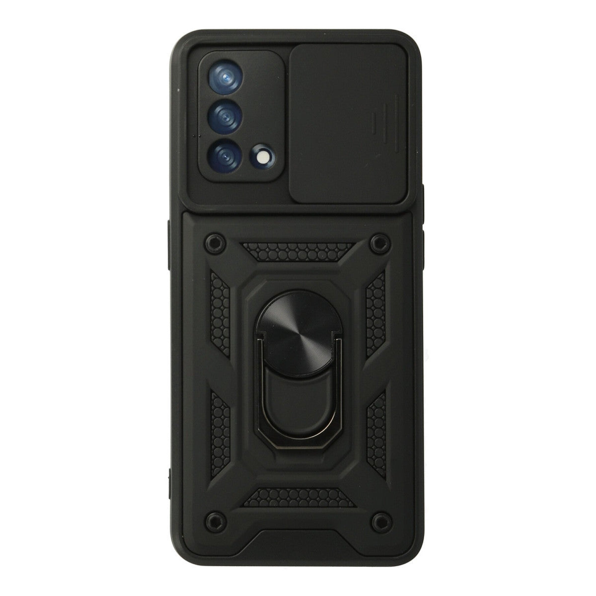 Newface Oppo A74 4G Kılıf Pars Lens Yüzüklü Silikon