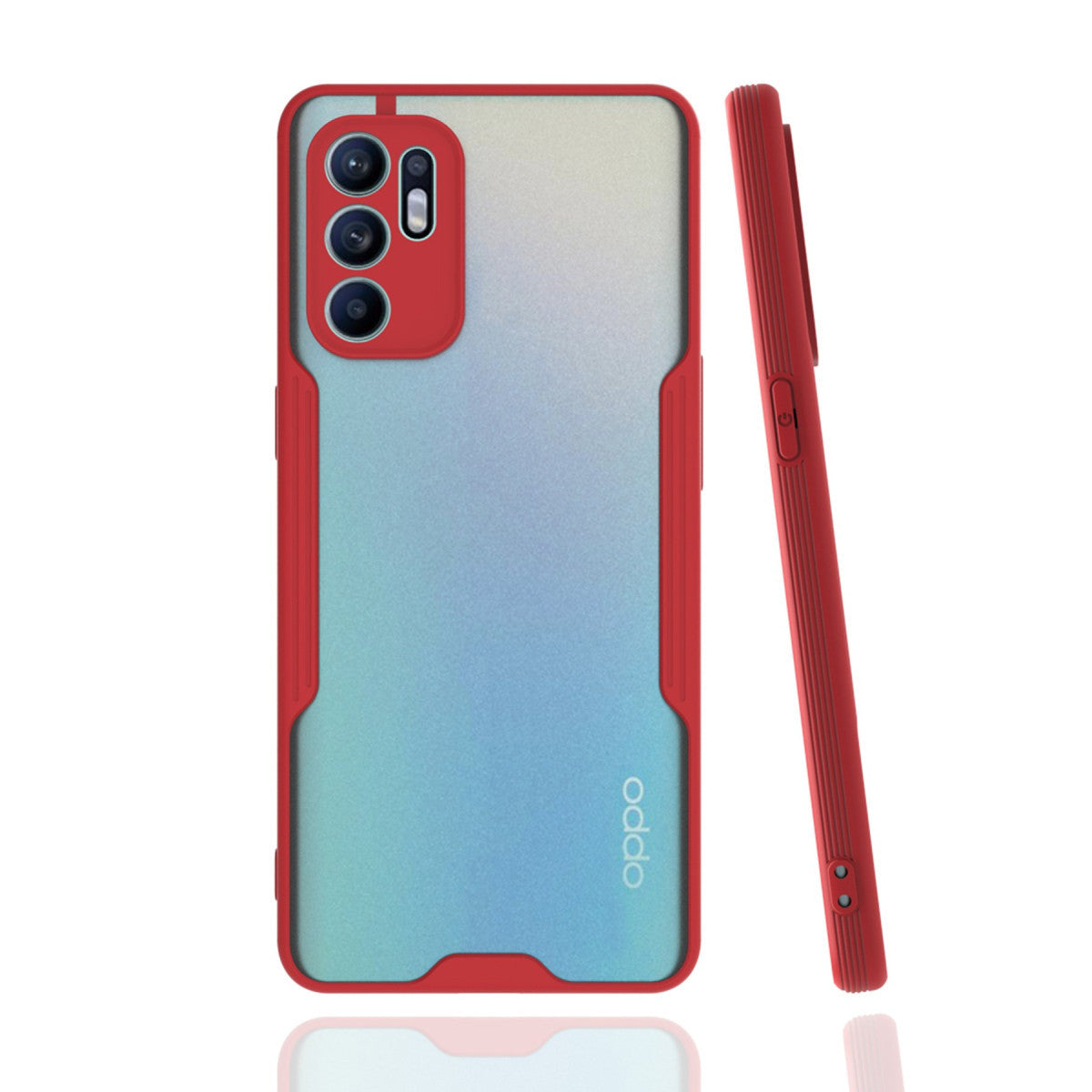 Newface Oppo Reno 6 Kılıf Platin Silikon