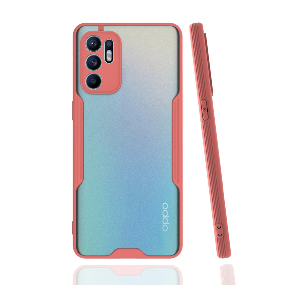 Newface Oppo Reno 6 Kılıf Platin Silikon