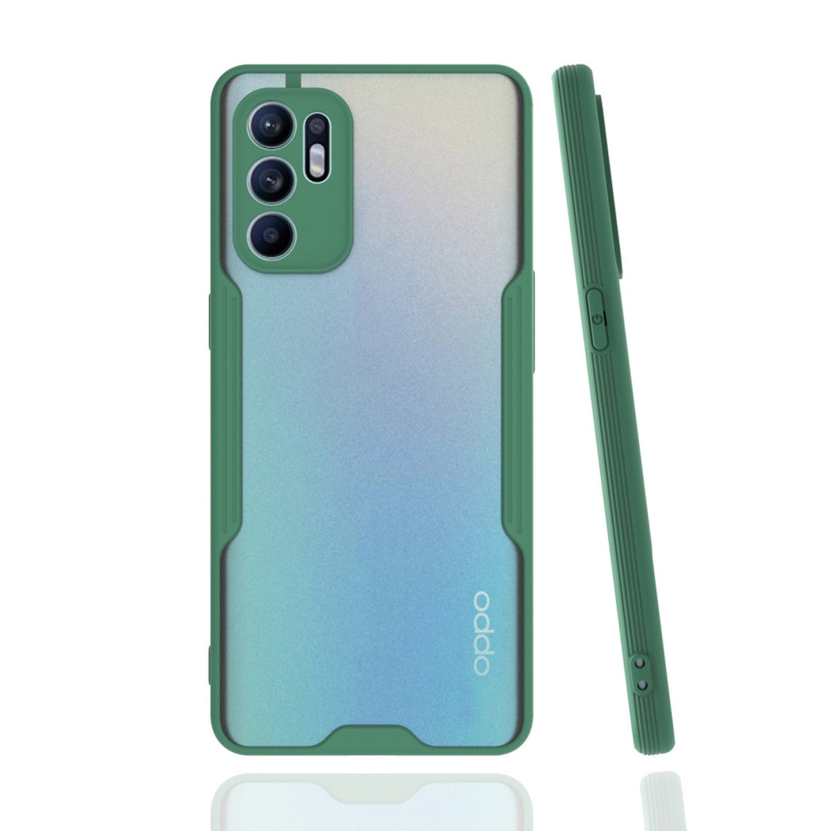 Newface Oppo Reno 6 Kılıf Platin Silikon