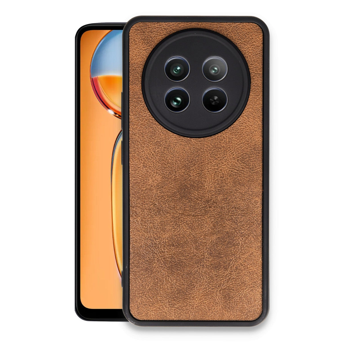 Newface Realme 12 5G Kılıf Aras Deri Kapak