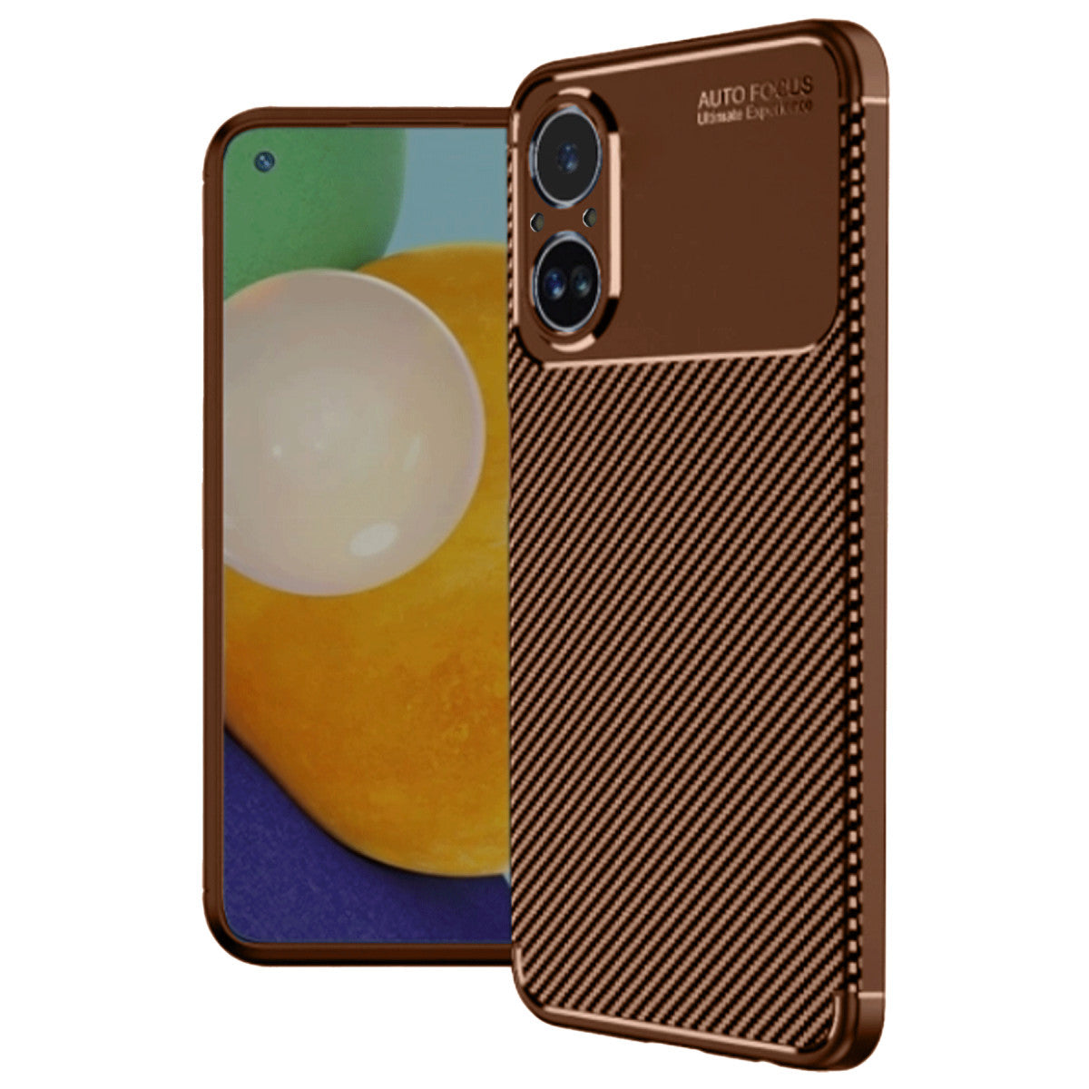 Newface Realme 12 Lite Kılıf Auto Focus Karbon Kapak