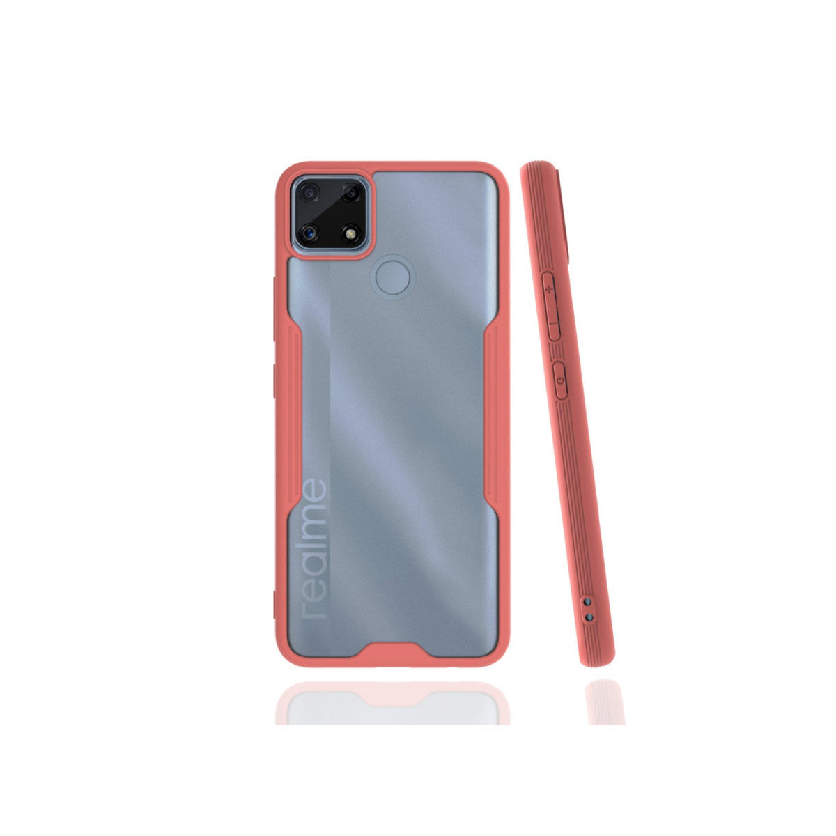 Newface Realme C25 Kılıf Platin Silikon