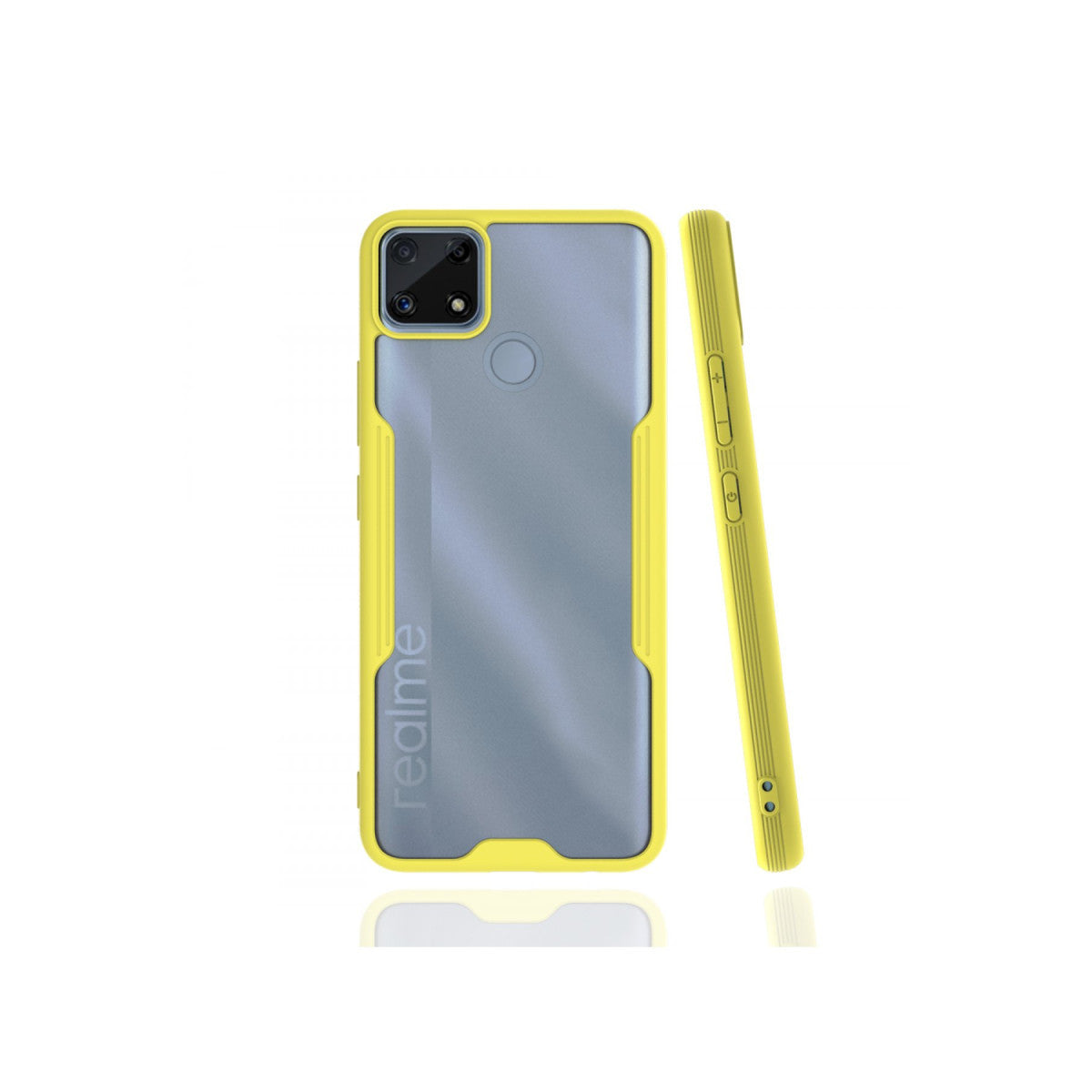 Newface Realme C25 Kılıf Platin Silikon