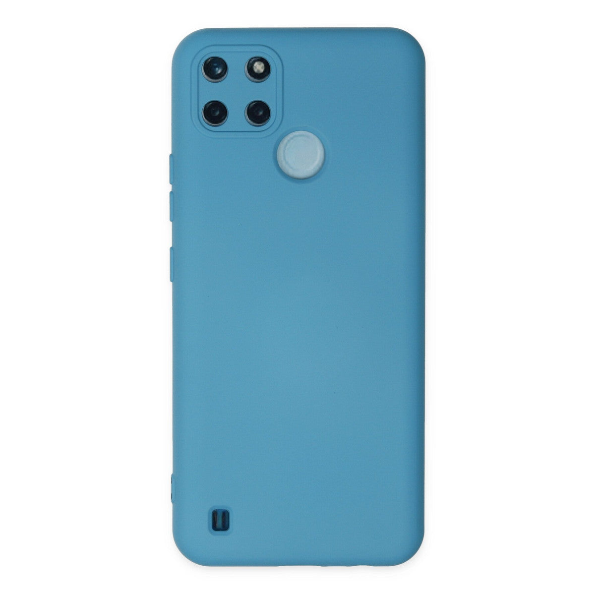 Newface Realme C25Y Kılıf Nano içi Kadife Silikon