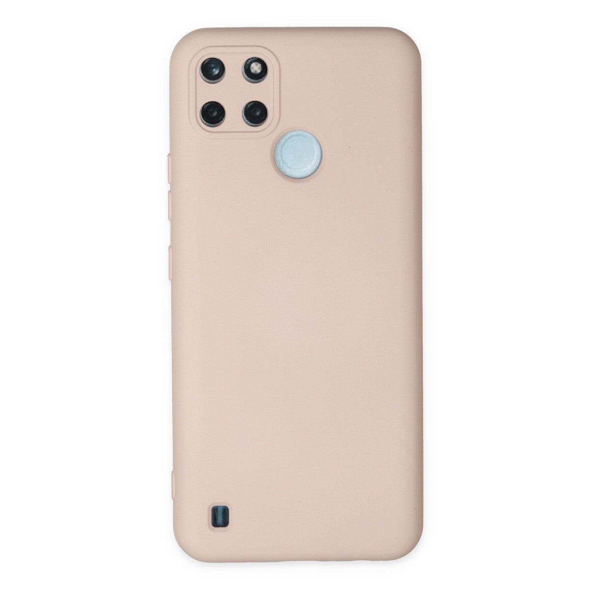 Newface Realme C25Y Kılıf Nano içi Kadife Silikon