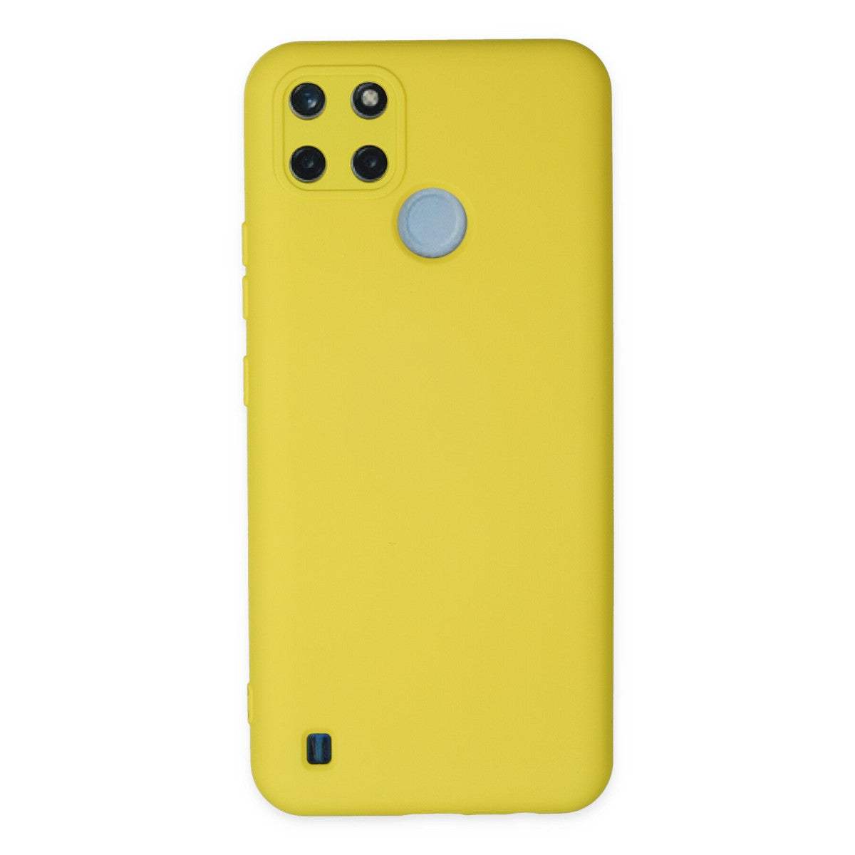 Newface Realme C25Y Kılıf Nano içi Kadife Silikon