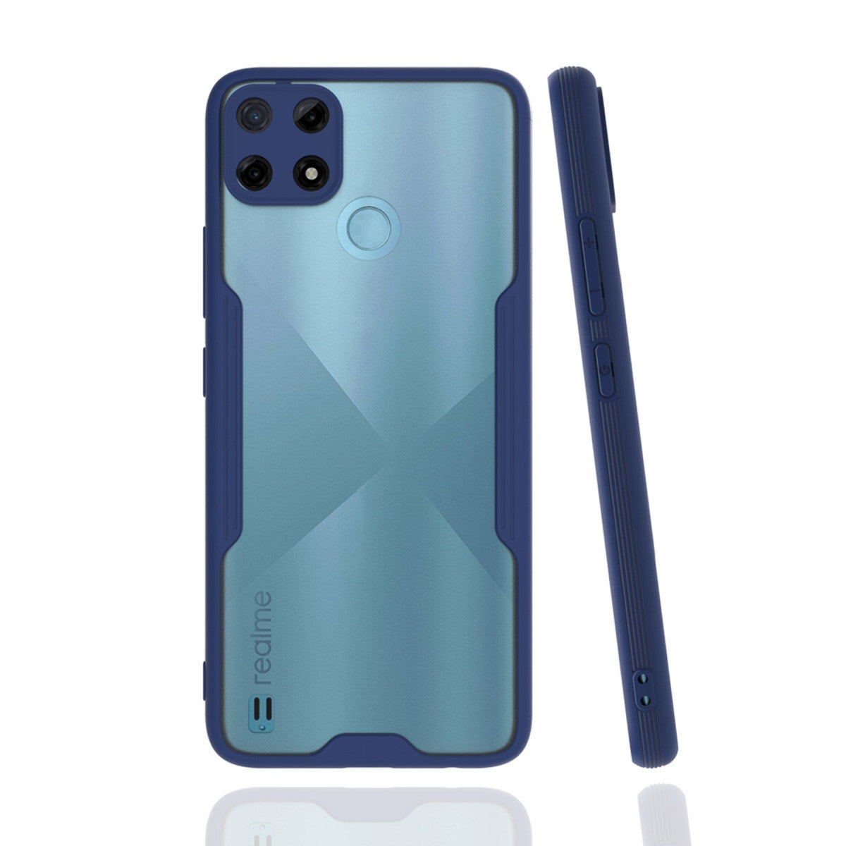 Newface Realme C25Y Kılıf Platin Silikon