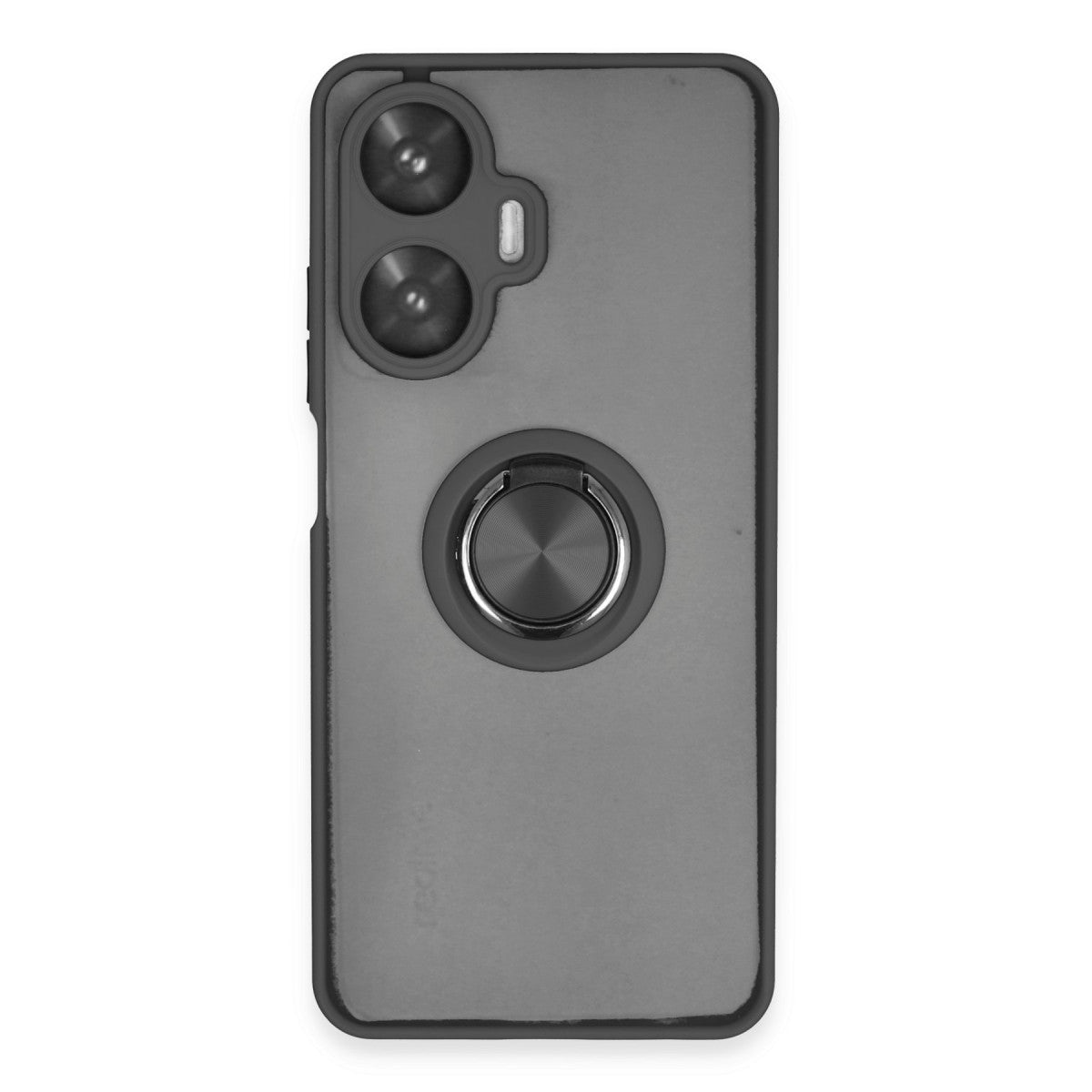 Newface Realme C55 Kılıf Montreal Yüzüklü Silikon Kapak