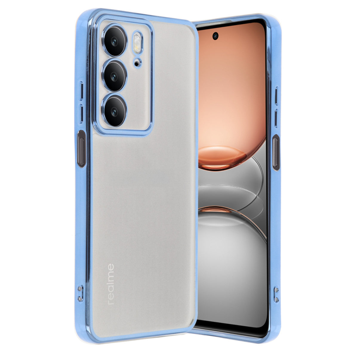 Newface Realme C75 4G Kılıf Razer Lensli Silikon