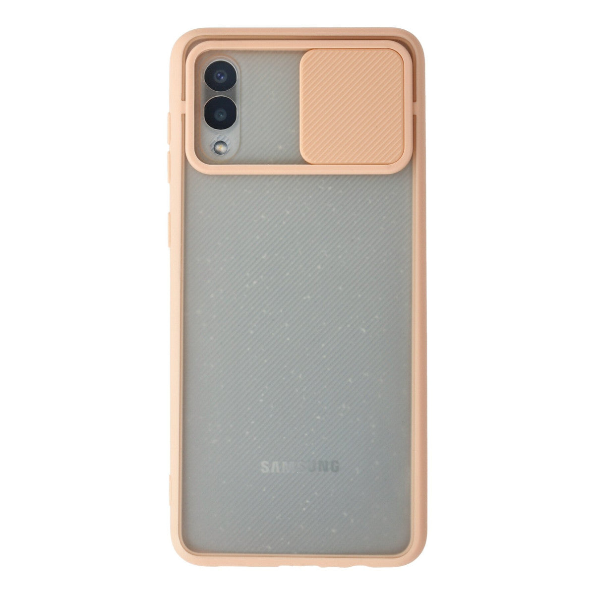 Newface Samsung Galaxy A02 Kılıf Palm Buzlu Kamera Sürgülü Silikon