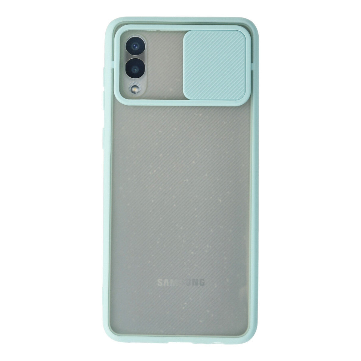 Newface Samsung Galaxy A02 Kılıf Palm Buzlu Kamera Sürgülü Silikon
